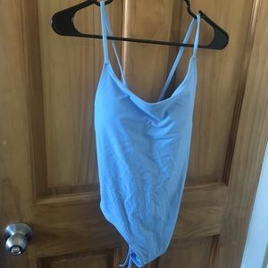 Aerie baby blue one piece swimsuit (M) NWT